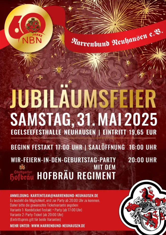60 Jahre NBN Narrenbund Neuhausen e.V. 60 Jahre NBN Narrenbund Neuhausen e.V.